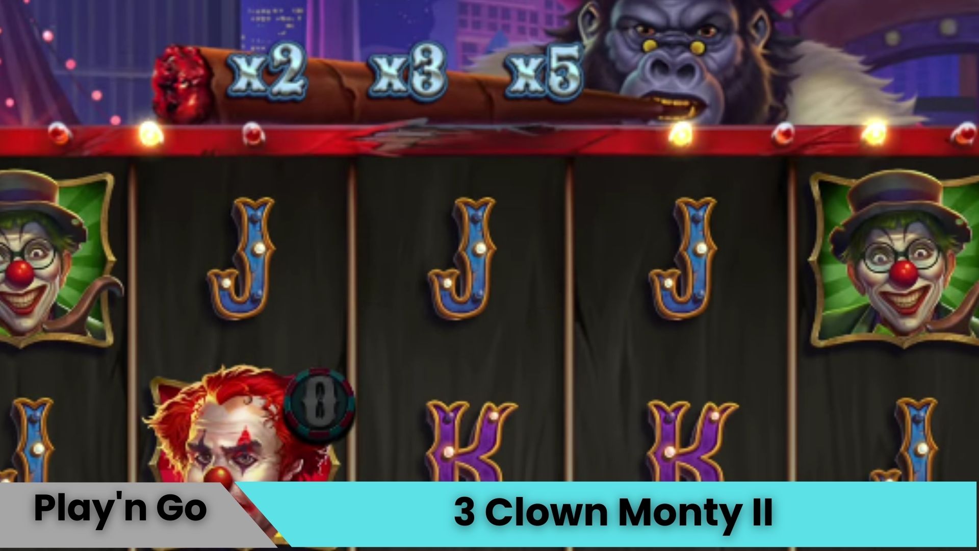 3 Clown Monty II Oyna