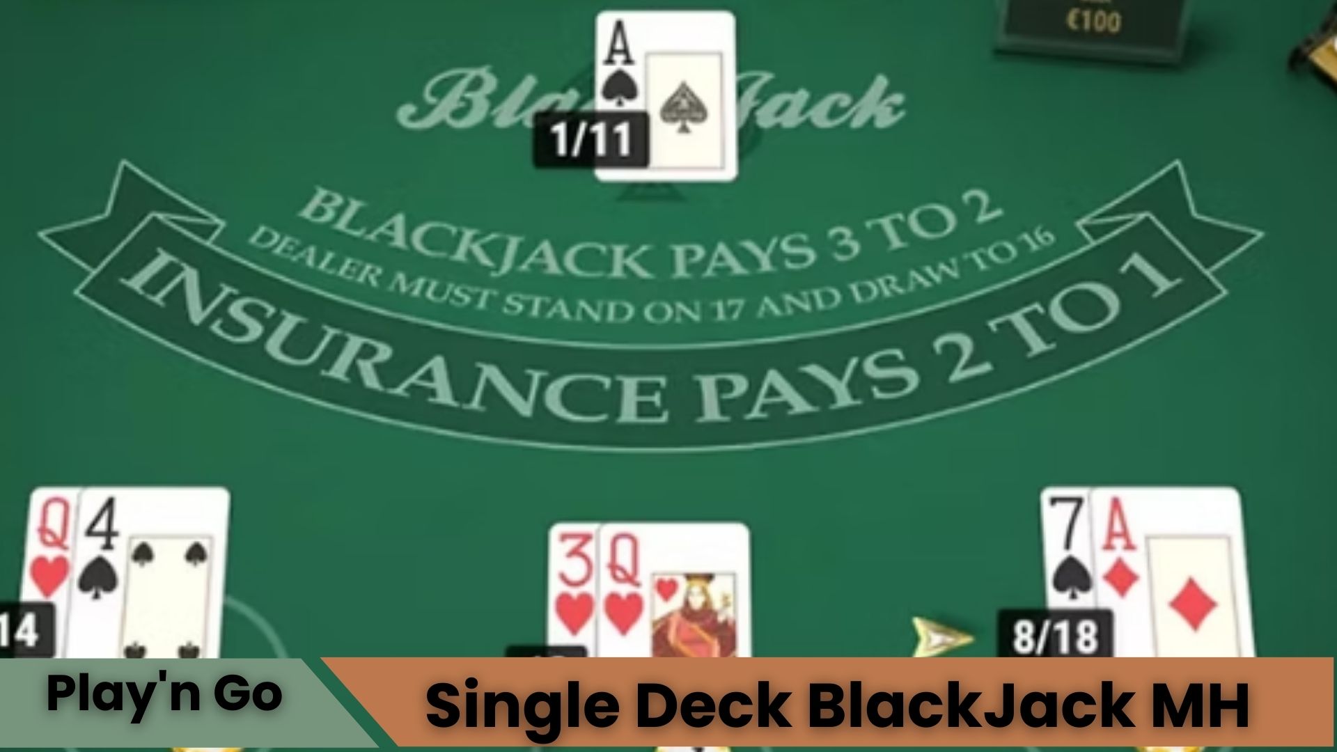 Single Deck BlackJack MH Oyna